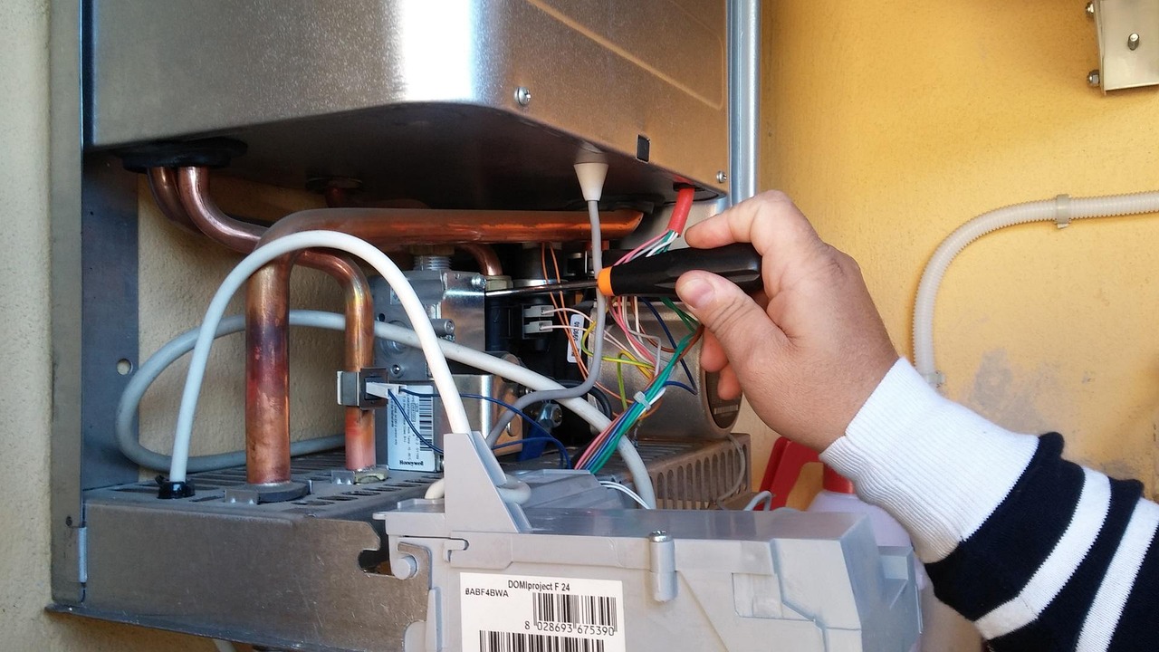 Furnace service and repair work